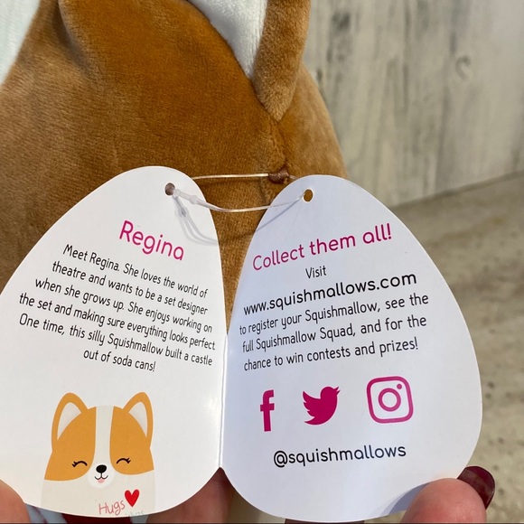 CORGI Squishmallow Kellytoy 8”NWT - Picture 6 of 7